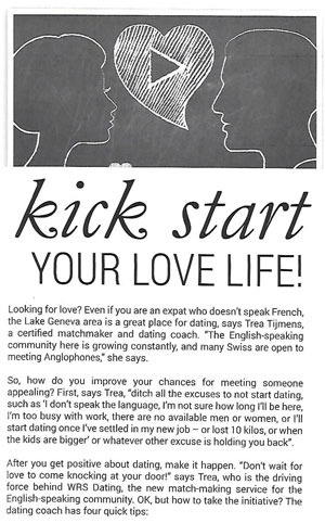 Certified matchmaker and dating expert in Switzerland
